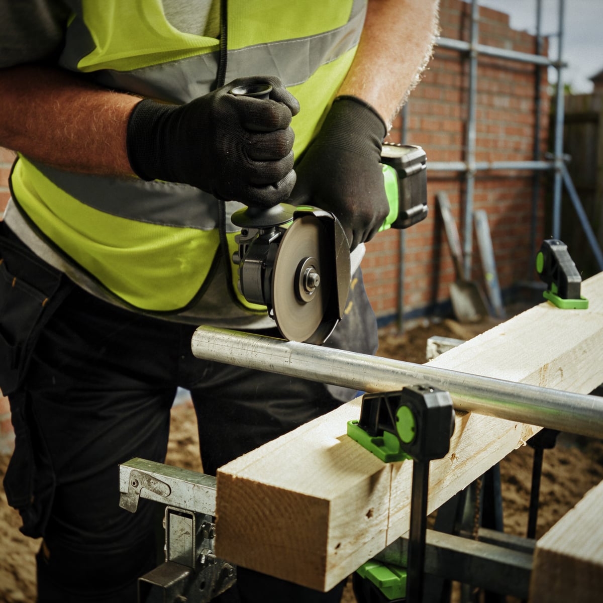 Rikä RK40 40V 115mm (4.5in) Cordless Braking Angle Grinder | Brushless Motor | Body Only